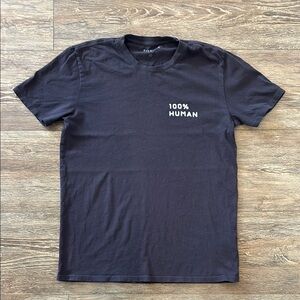 Everlane Men's Size Medium Cotton 100% Human Black Soft T-Shirt